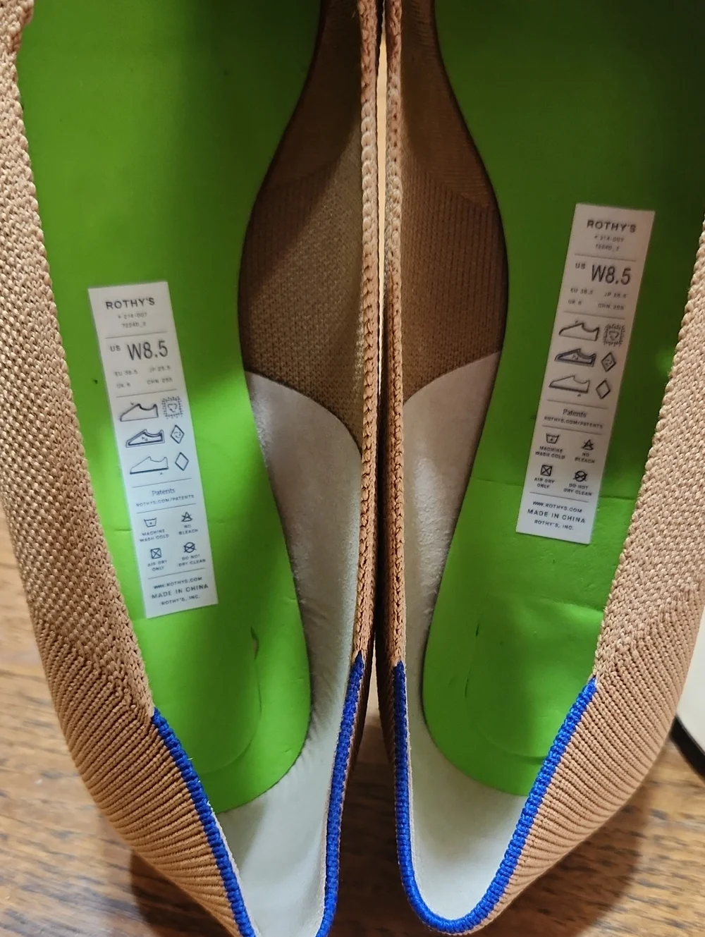 NEW Rothy's The High Point Wren Captoe Size 8.5